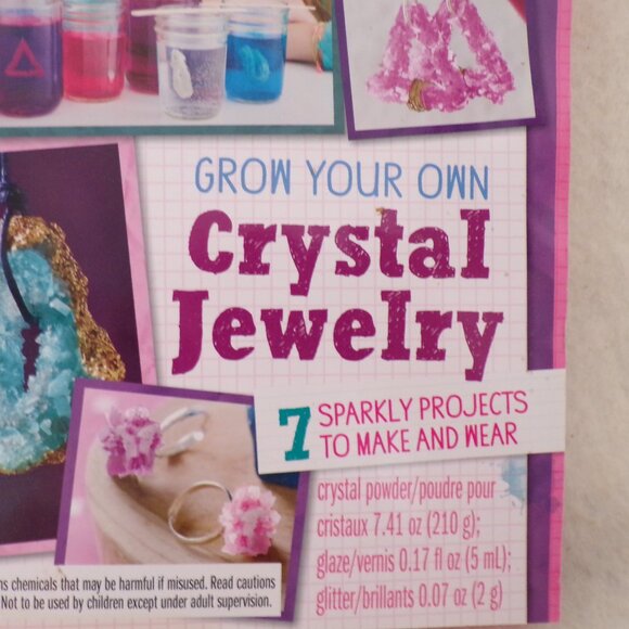 KLUTZ Craft Kit - Grow Your Own Crystal Jewelry - New - Picture 2 of 5